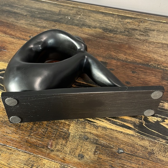 Woman figurine heavy stone piece - likely soapstone - Picture 6 of 15